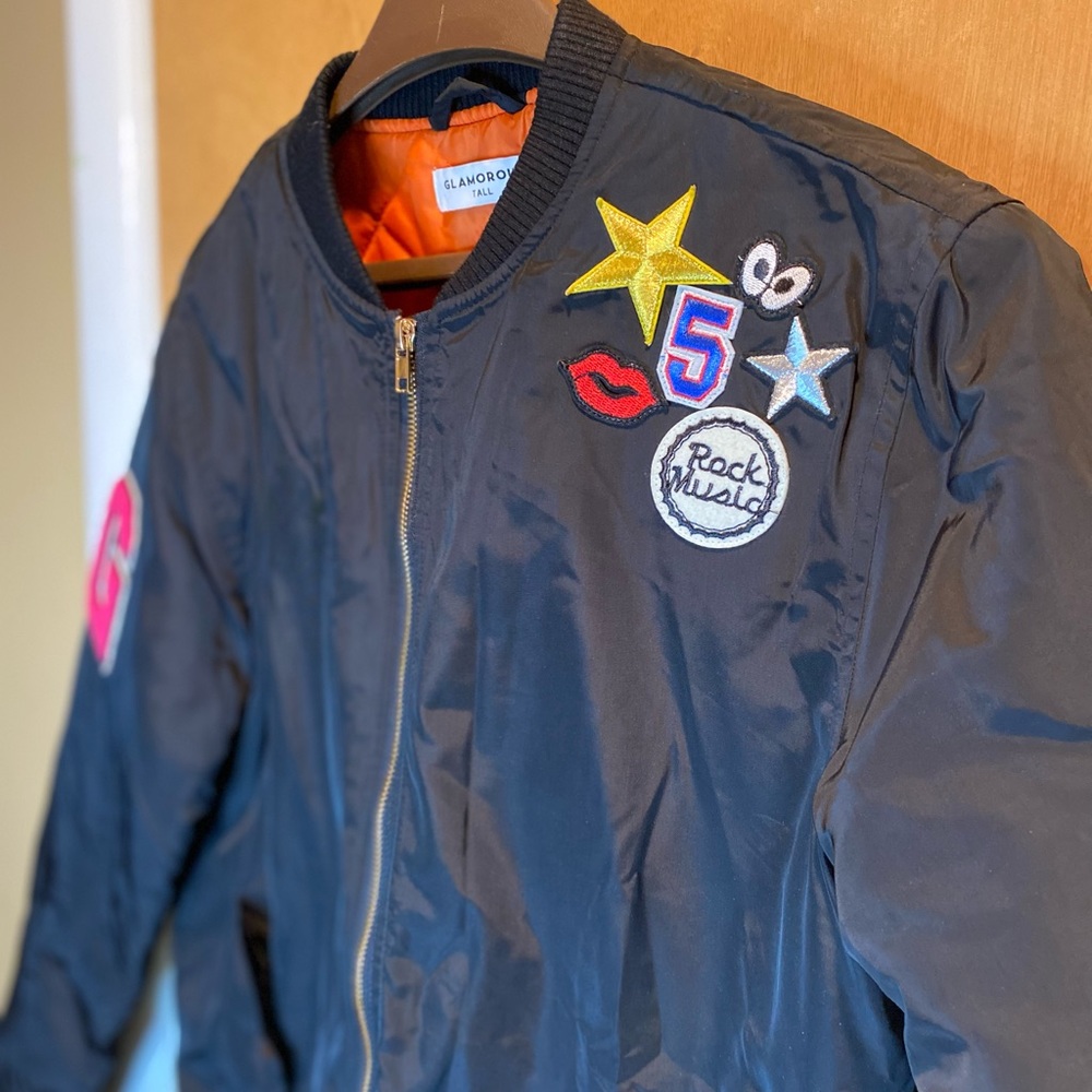 Glamorous Bomber Jacket / UK 12 US 8